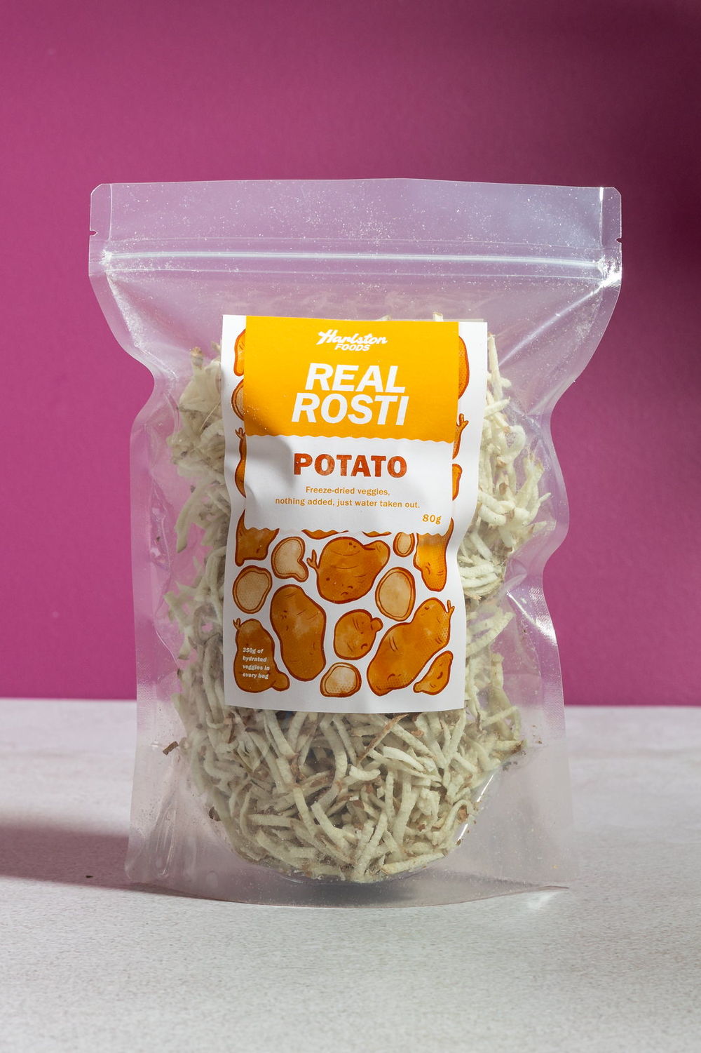 Real Rosti Potato pack of shredded freeze dried potato